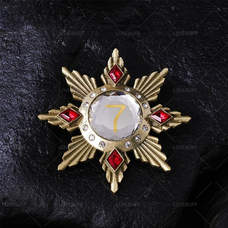 Collectible Vintage Brooches - Broche em Forma de Estrela Dourada
