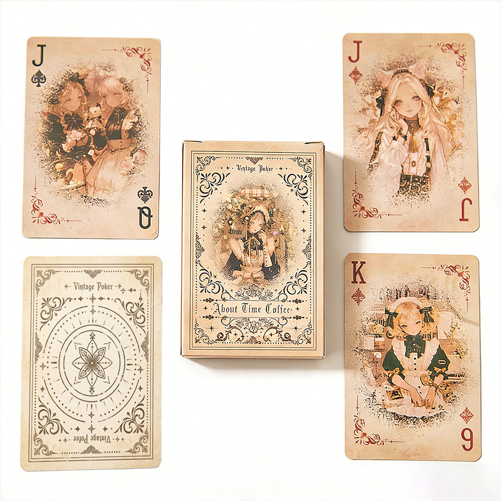 Vintage Collectible Playing Cards - Cartas de Baralho Vintage com Tema