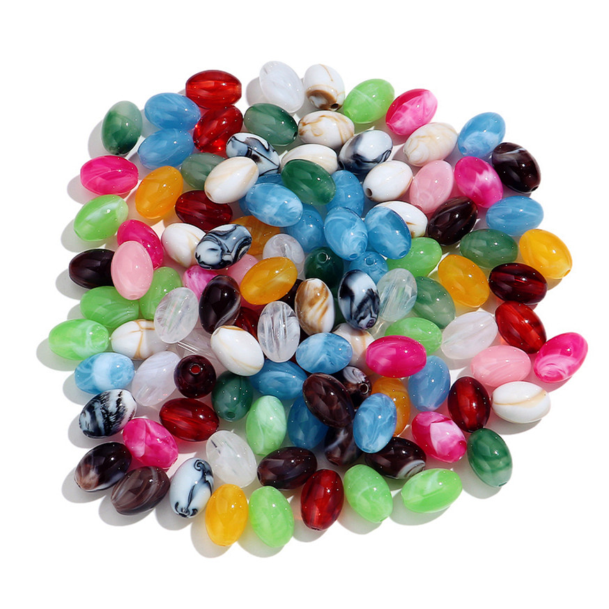 Vintage Collectible Marbles - 60 Peças de Contas Acrílicas Geométricas