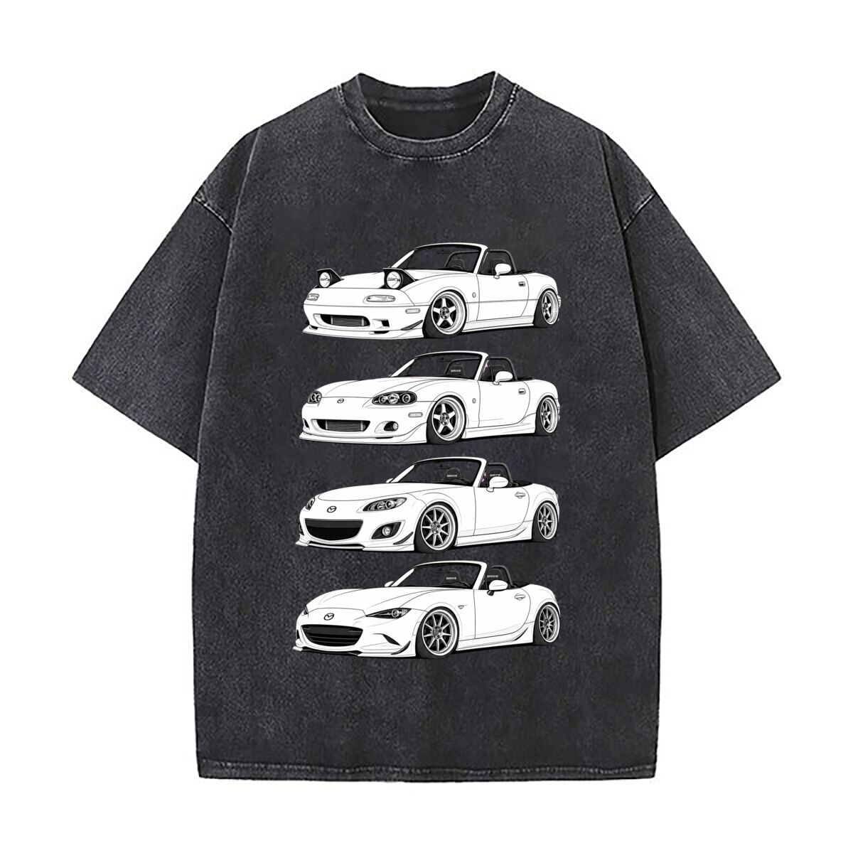 Vintage Collectible Shop - Camiseta Streetwear Solta de Manga Curta