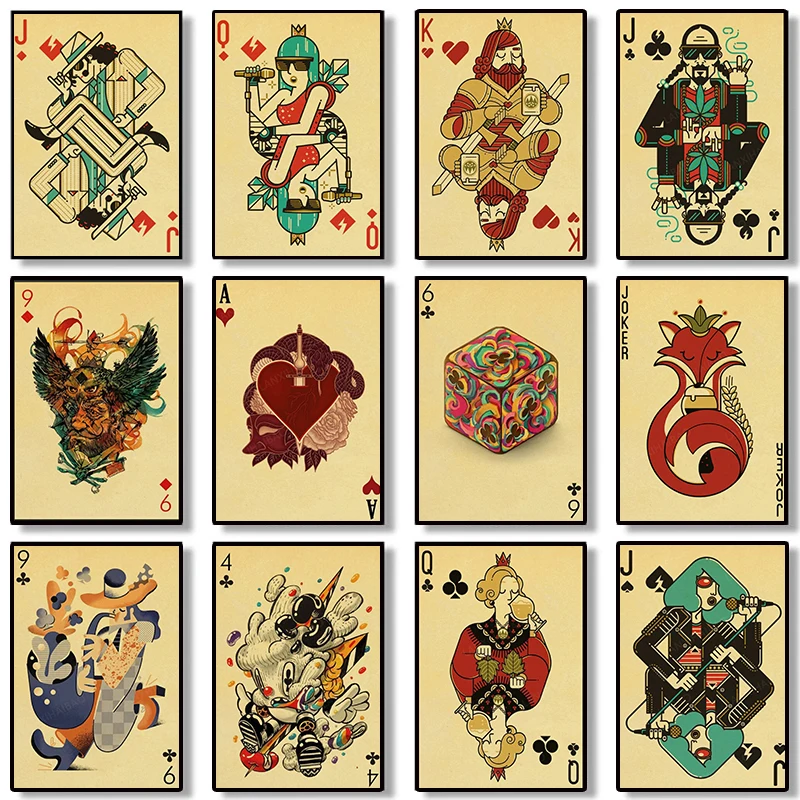 Vintage Collectible Playing Cards - Pôster de Citações da Coleção Nordic