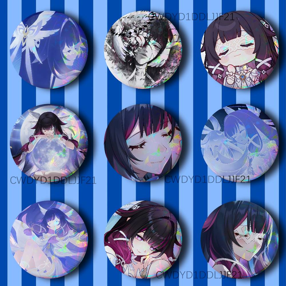 Collectible Vintage Brooches - Broche Vintage de Anime G-Genshin Columbina