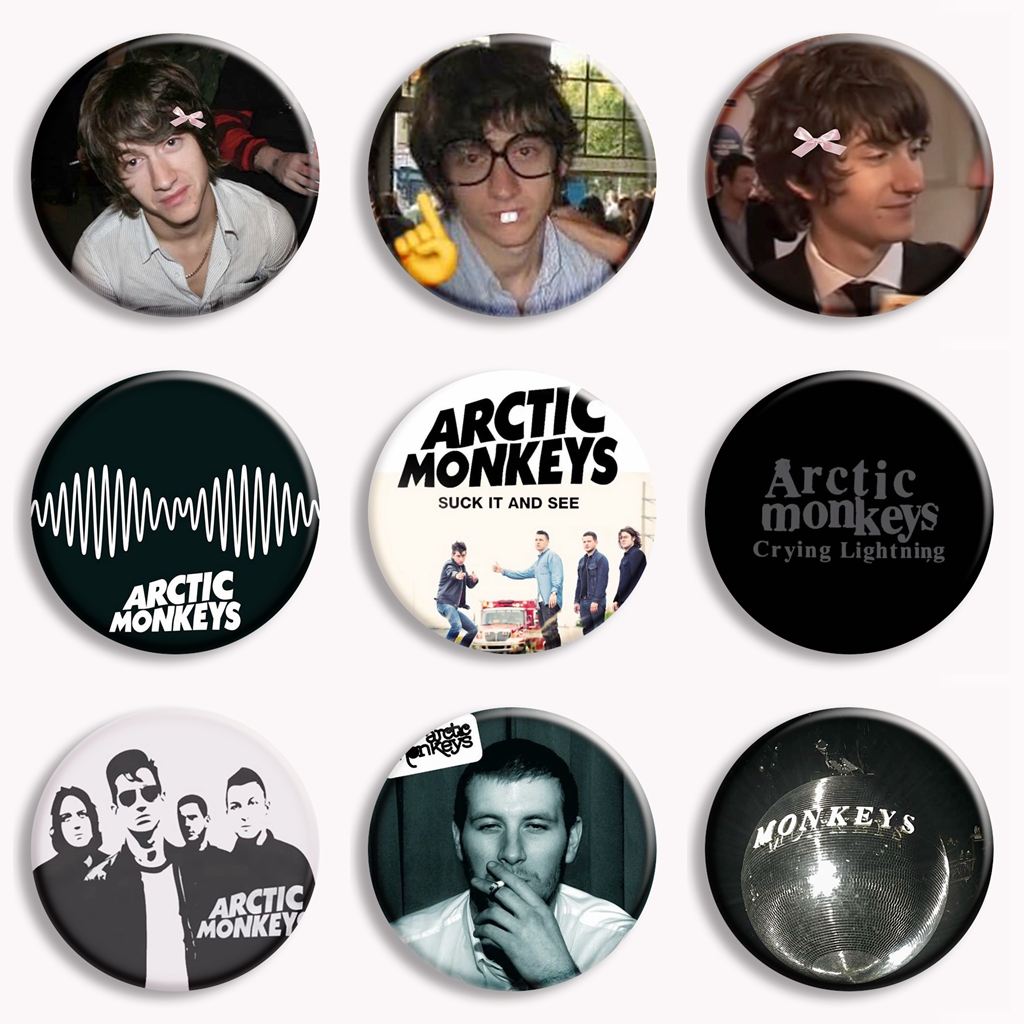 Collectible Vintage Brooches - Vintage ártico macacos banda de música