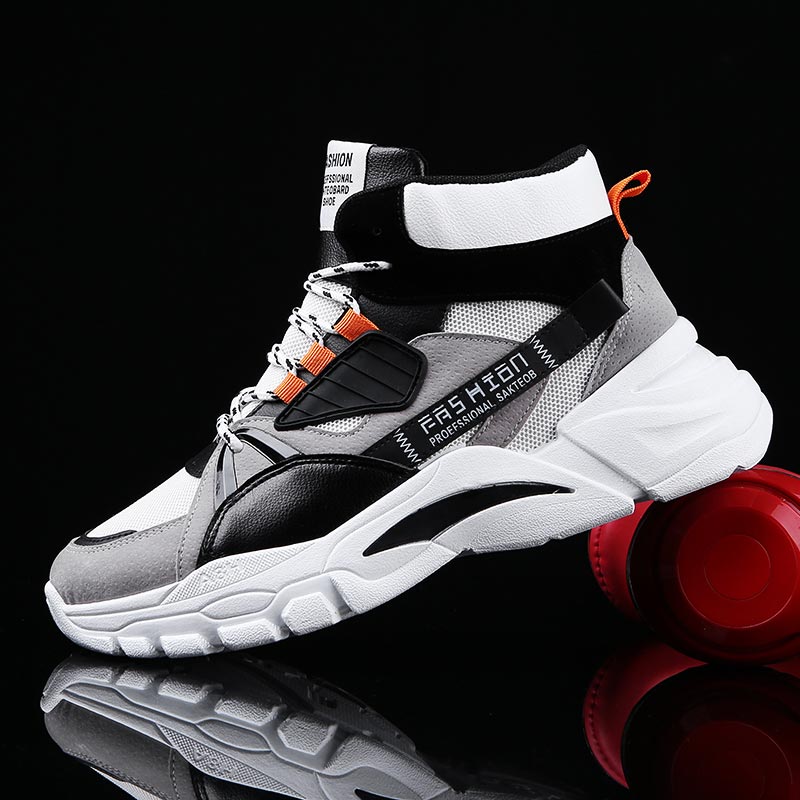 Vintage Collectible Shop - Hightop-Sapatilhas Esportivas Masculinas, Sapatilhas de Cima