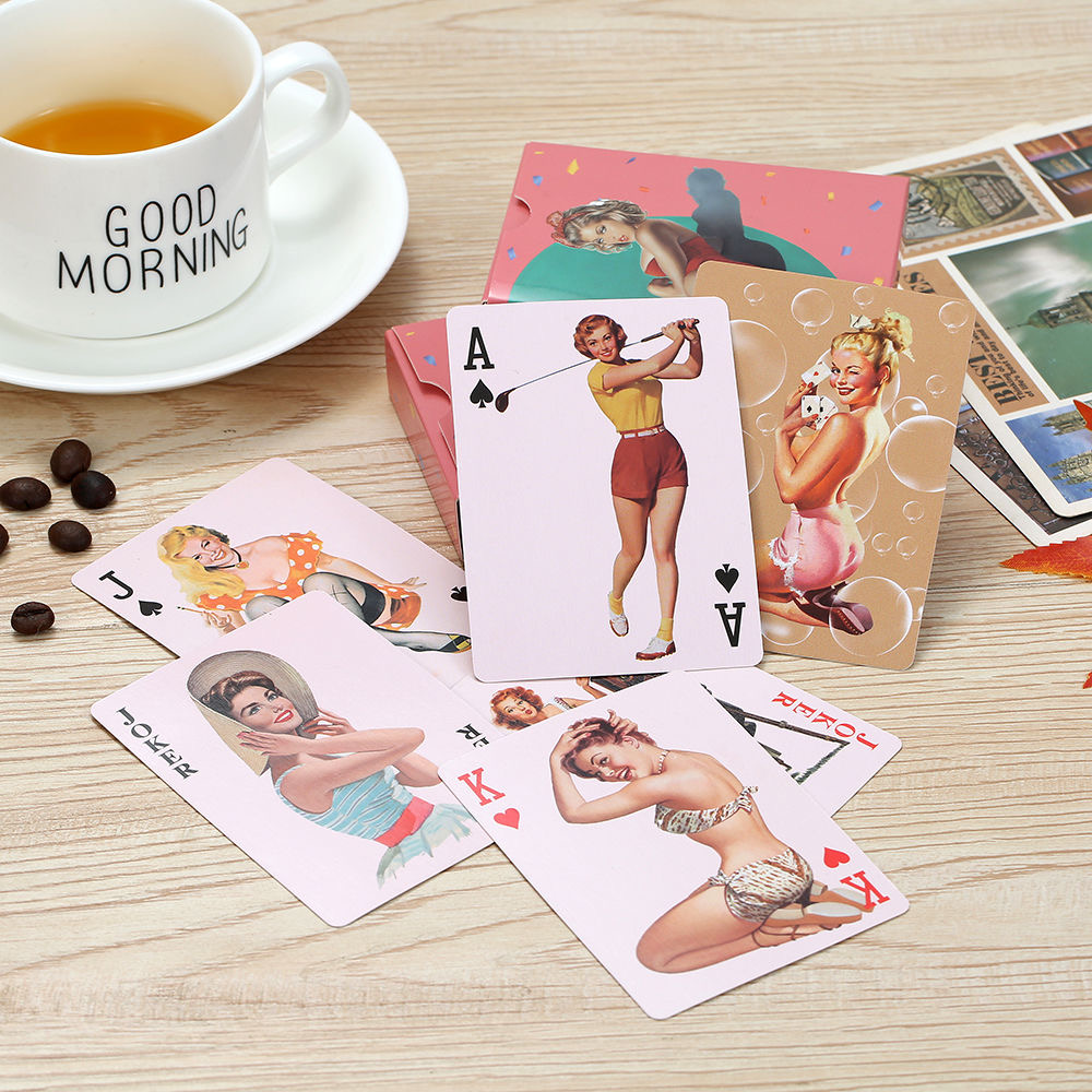 Vintage Collectible Playing Cards - Cartas de jogo de beleza de