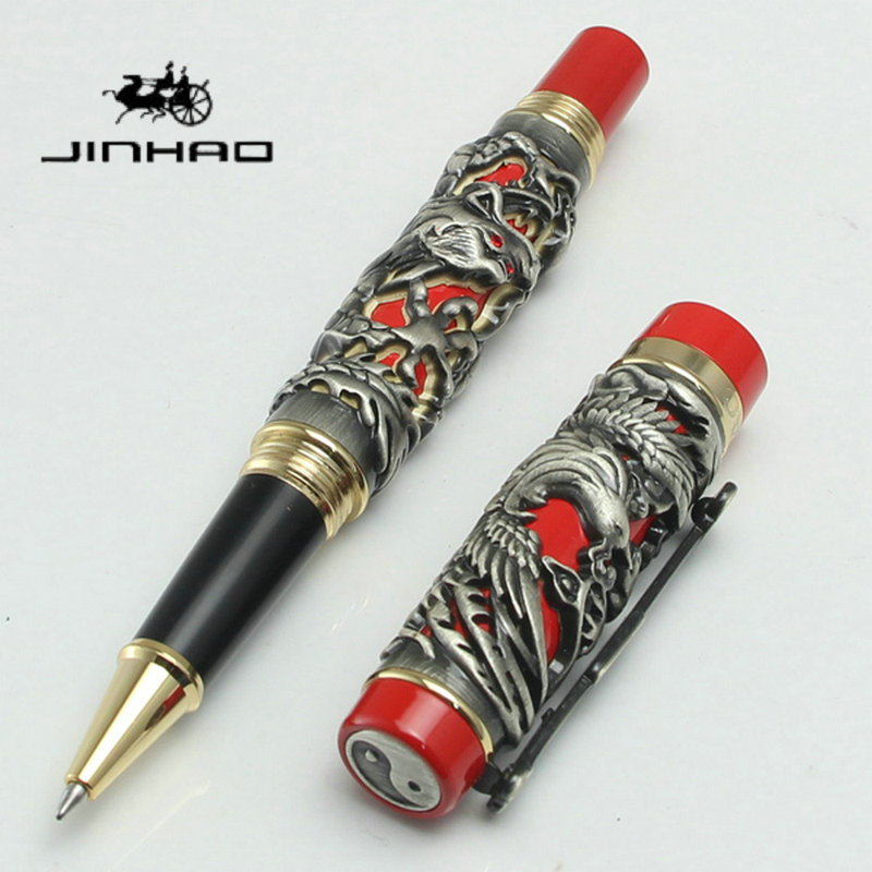 Vintage Collectible Pens - Caneta Rollerball Vintage Colecionável JINHAO Dragão