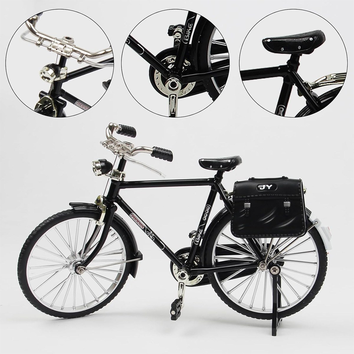 Vintage Collectible Toys - Miniatura de Bicicleta Retrô em Liga