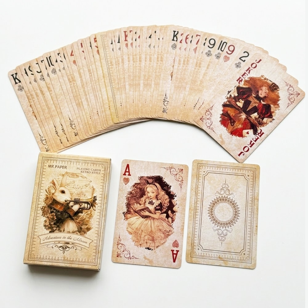 55 Cartas de Baralho Alice no  - Vintage Collectible Playing Cards avaliação e preço