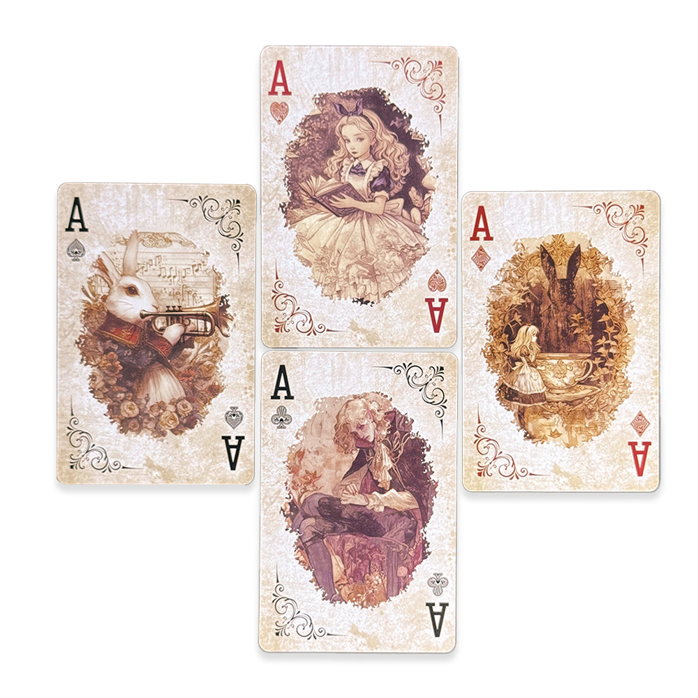 55 Cartas de Baralho Alice no  - Vintage Collectible Playing Cards avaliação e preço