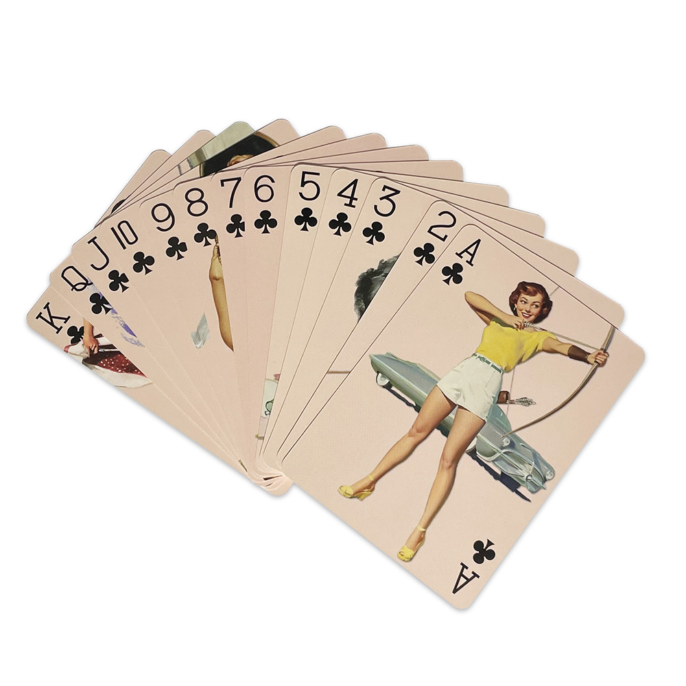 Linda coleção de meninas fofas - Vintage Collectible Playing Cards avaliação e preço