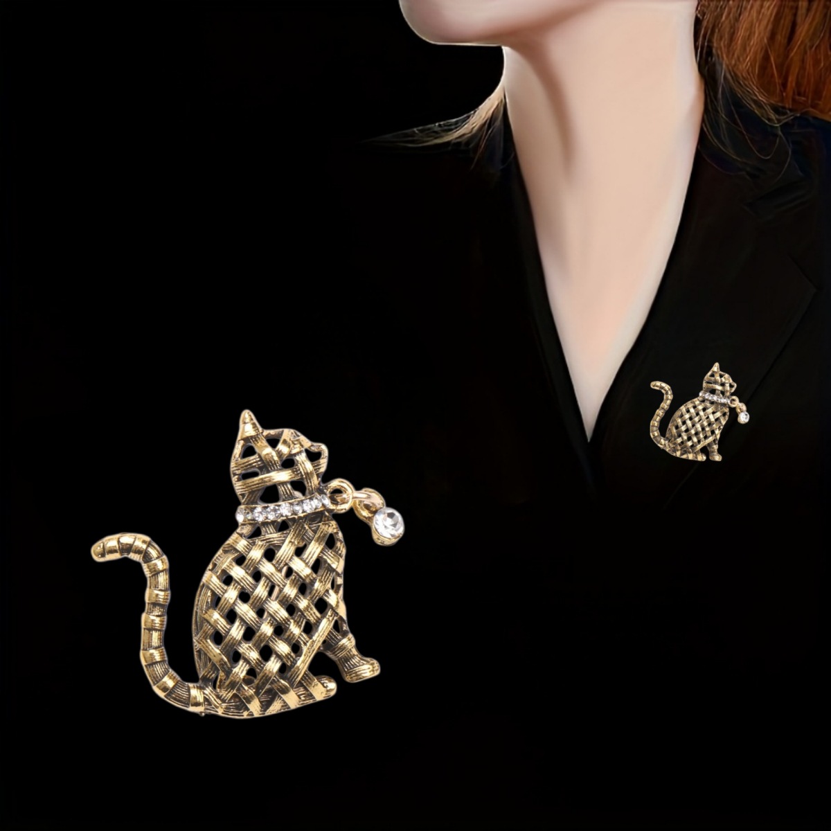 Coleção de Broches de Gato Orn - Collectible Vintage Brooches avaliação e preço
