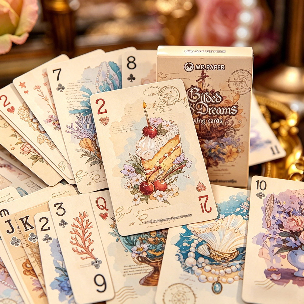 55 Cartas de Baralho Estéticas - Vintage Collectible Playing Cards avaliação e preço