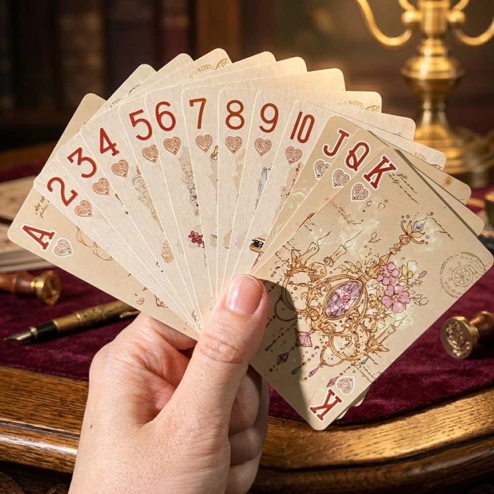 55 Cartas de Baralho Estéticas - Vintage Collectible Playing Cards avaliação e preço