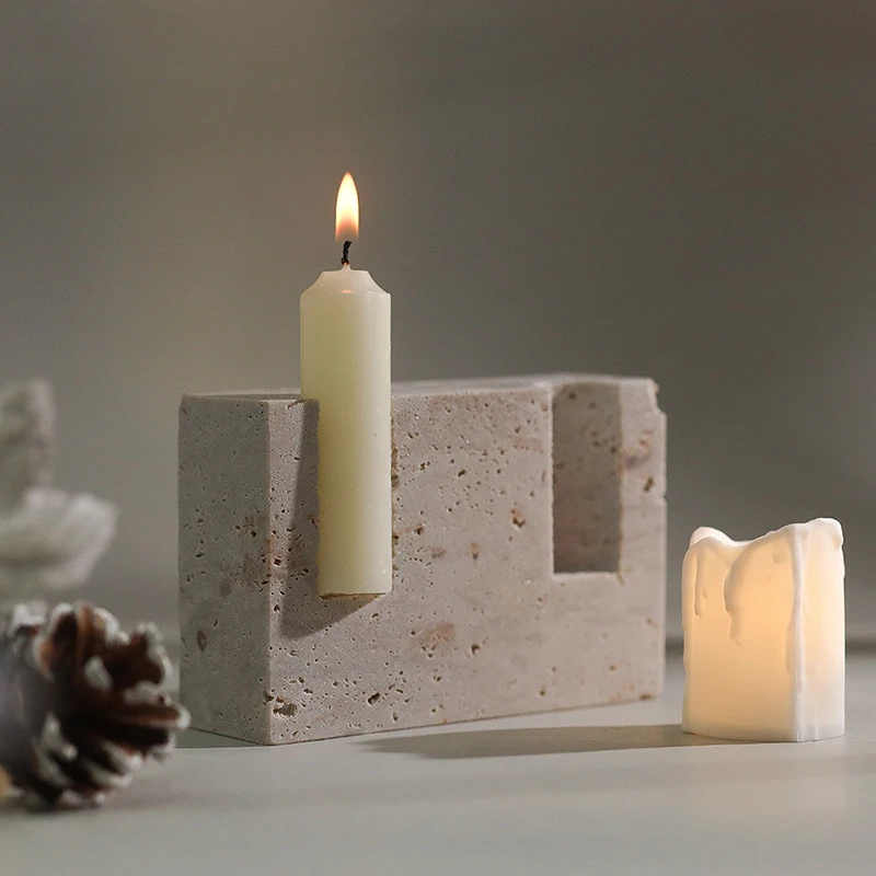 Suporte para Velas de Mármore  - Vintage Collectible Marbles avaliação e preço