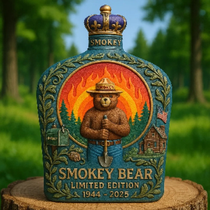 Decantador de Uísque Smokey Be - Vintage Collectible Liquor Bottles avaliação e preço