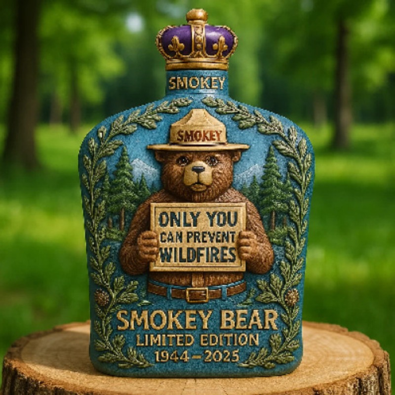 Decantador de Uísque Smokey Be - Vintage Collectible Liquor Bottles avaliação e preço