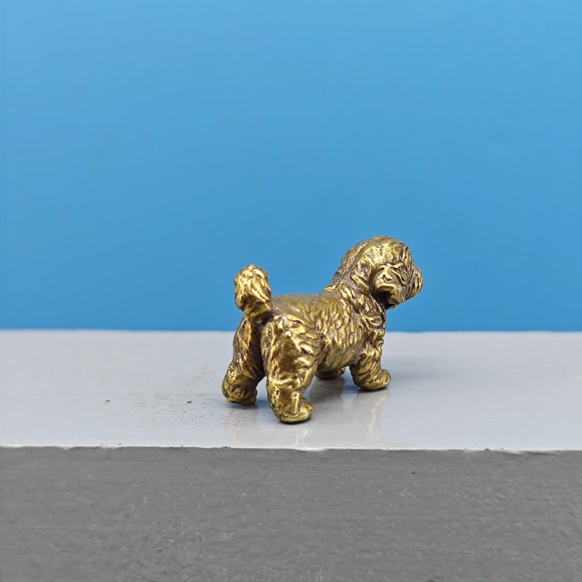Mini Estátua de Cão em Latão,  - Vintage Collectible Teddy Bears avaliação e preço