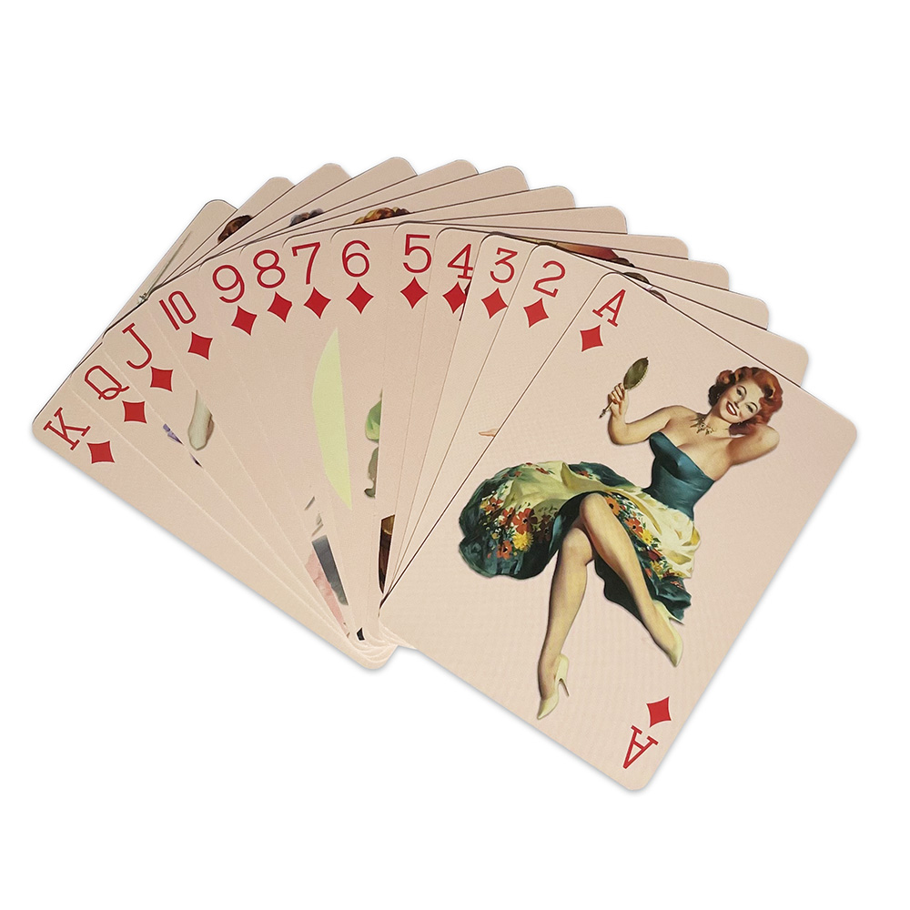 Americano retro sexy bela senh - Vintage Collectible Playing Cards avaliação e preço